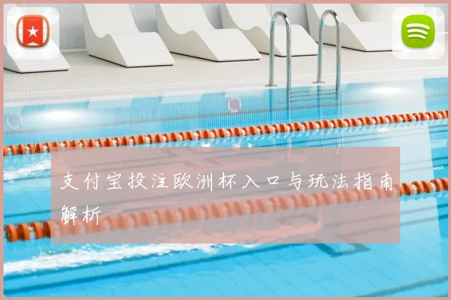 支付宝投注欧洲杯入口与玩法指南解析